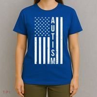 Vintage Autism Flag T-Shirt thumb 4