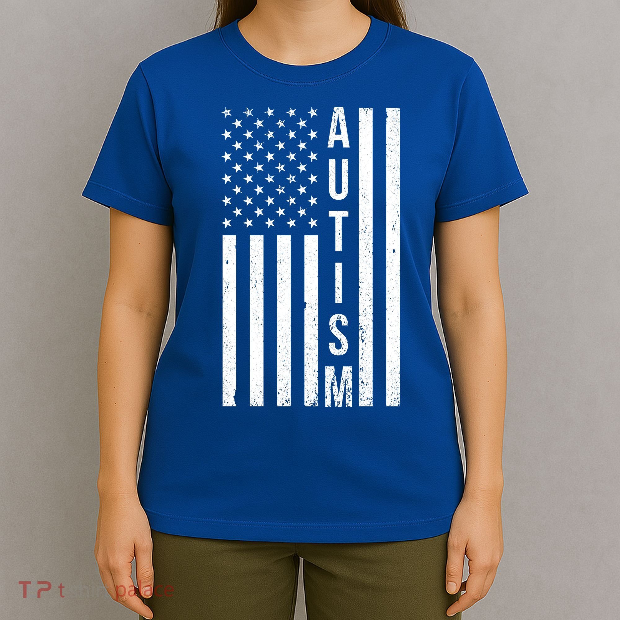Vintage Autism Flag T-Shirt