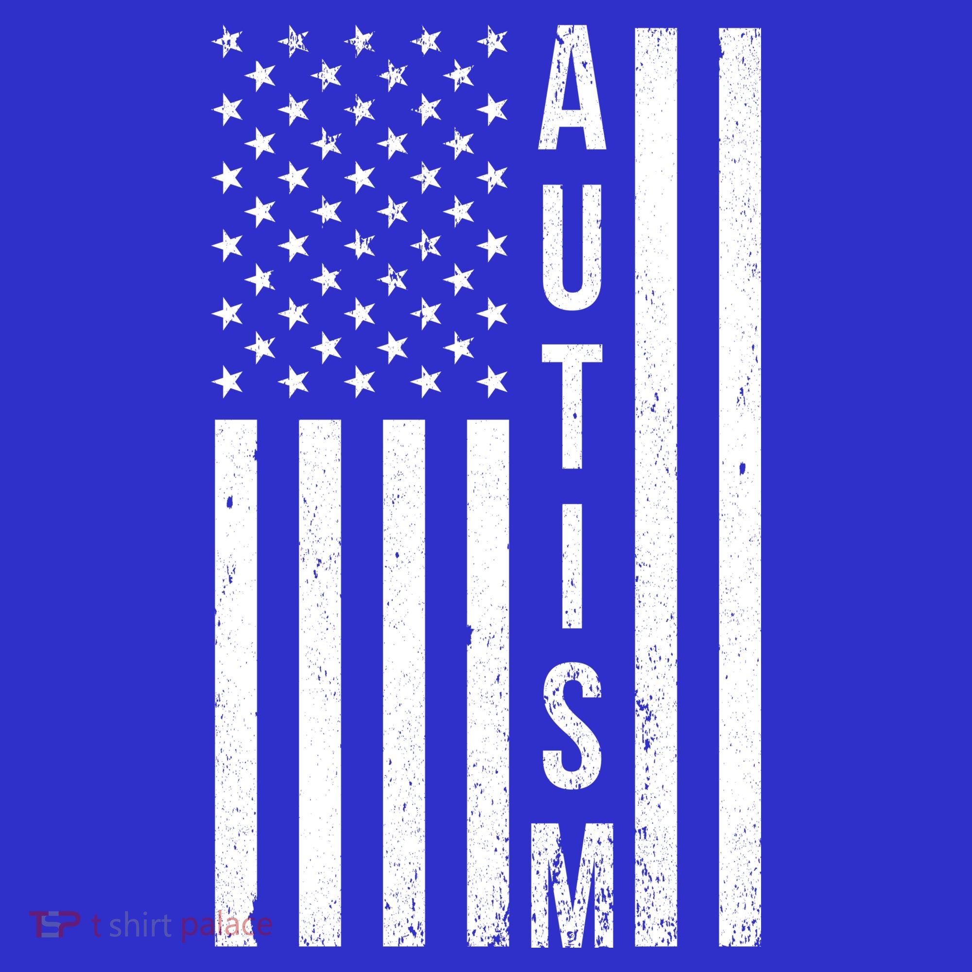 Vintage Autism Flag Mousepad