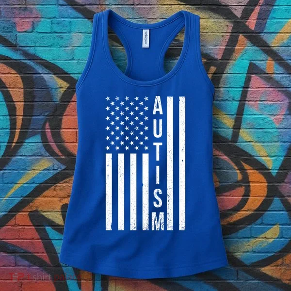 Vintage Autism Flag Women's Tank Top