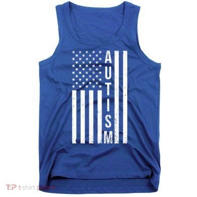 Vintage Autism Flag Tank Top