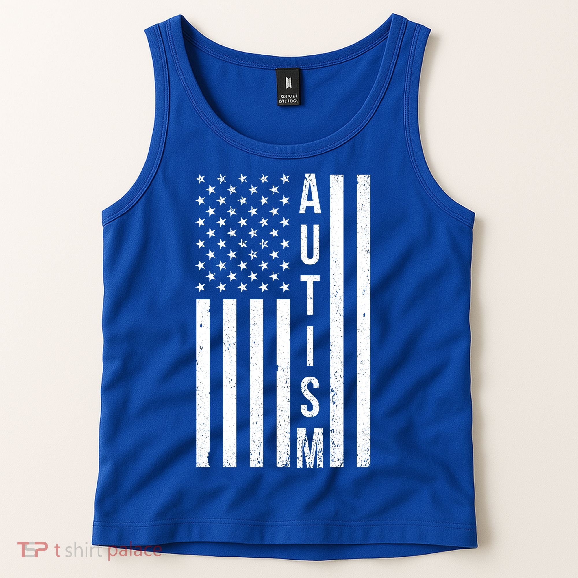 Vintage Autism Flag Tank Top