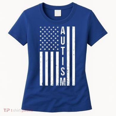Vintage Autism Flag Women's T-Shirt