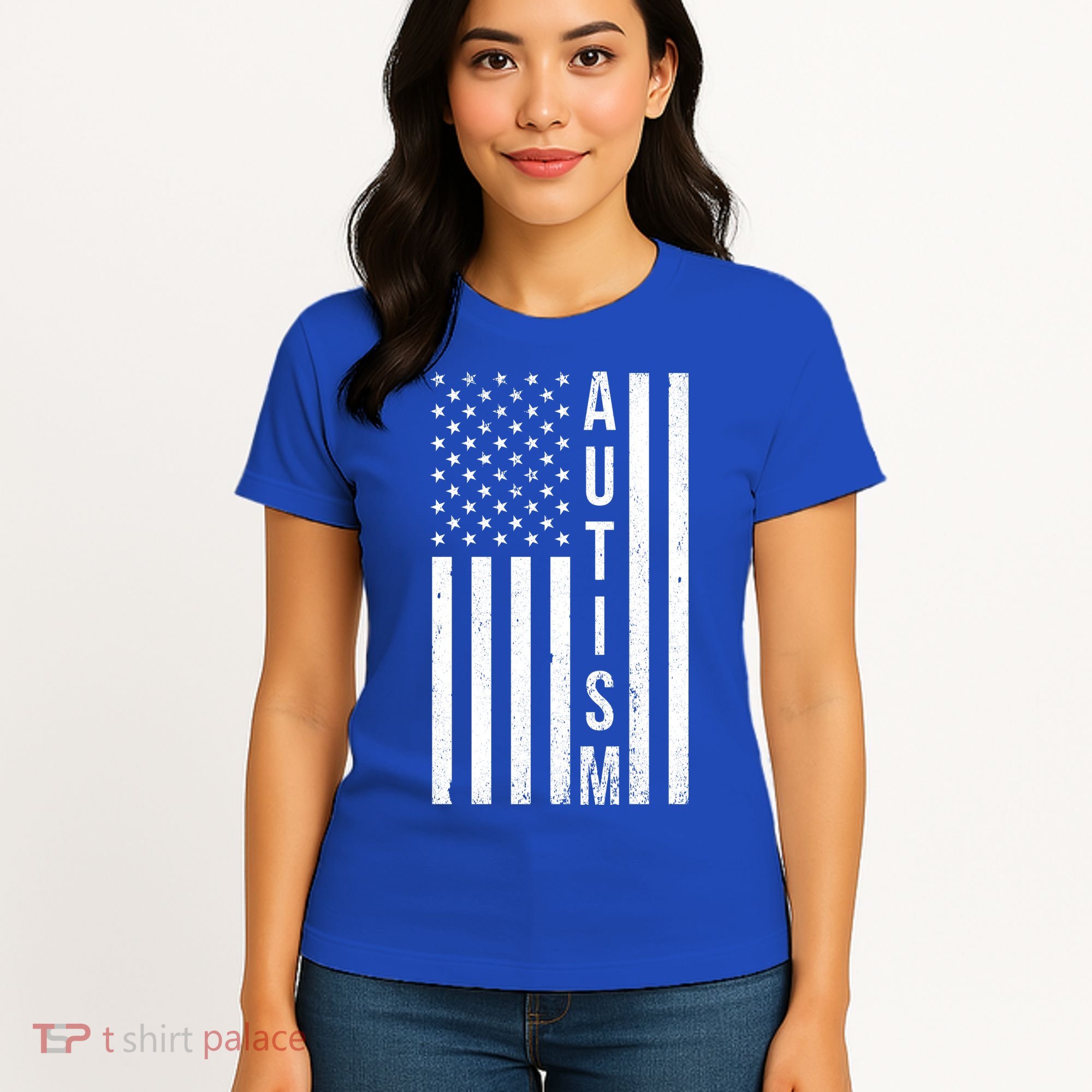 Vintage Autism Flag Women's T-Shirt