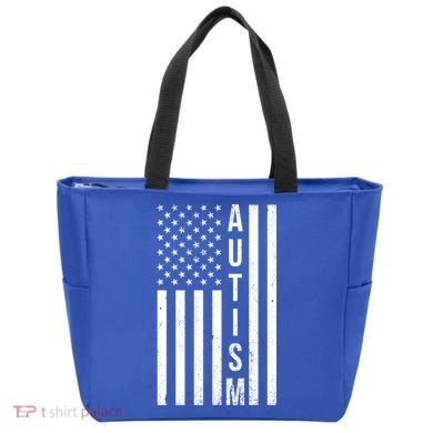 Vintage Autism Flag Tote Bag