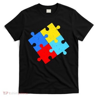 Vintage Autism Puzzle T-Shirt