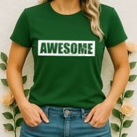 Vintage Awesome Logo Women's T-Shirt thumb 2