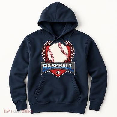 Vintage Baseball Fan Logo Hoodie