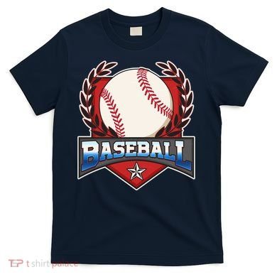 Vintage Baseball Fan Logo T-Shirt