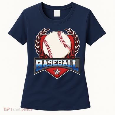 Vintage Baseball Fan Logo Women's T-Shirt