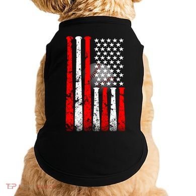 Vintage Baseball Flag Doggie Tank