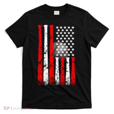 Vintage Baseball Flag T-Shirt
