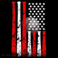 Vintage Baseball Flag T-Shirt thumb 7