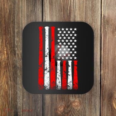 Vintage Baseball Flag Coaster