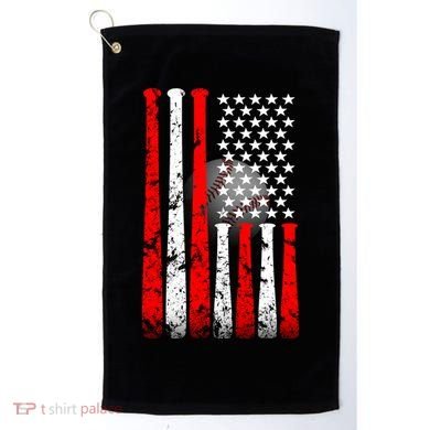 Vintage Baseball Flag Golf Towel