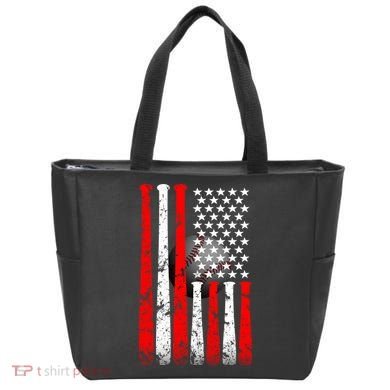 Vintage Baseball Flag Tote Bag
