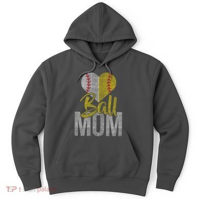 Vintage baseball Mom Hoodie