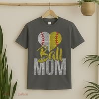 Vintage baseball Mom T-Shirt thumb 2