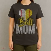 Vintage baseball Mom T-Shirt thumb 4