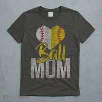 Vintage baseball Mom T-Shirt thumb 5