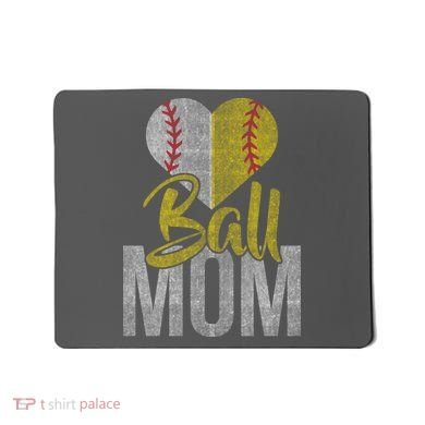 Vintage baseball Mom Mousepad