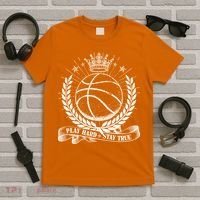 Vintage Basketball Stay True Play Hard T-Shirt thumb 5