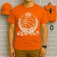 Vintage Basketball Stay True Play Hard T-Shirt thumb 6
