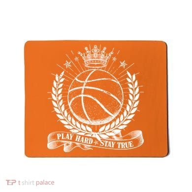 Vintage Basketball Stay True Play Hard Mousepad