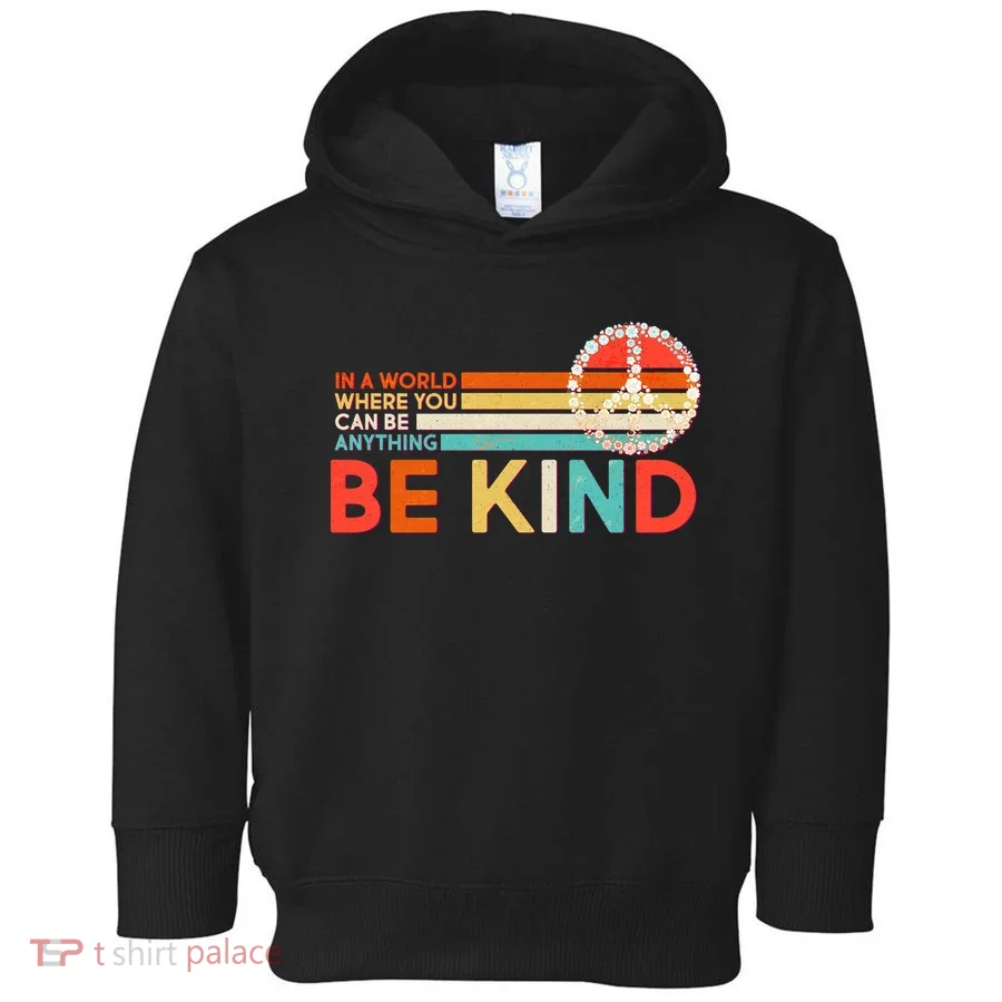 Vintage Be Kind Toddler Hoodie