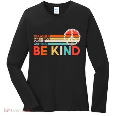 Vintage Be Kind Women's Long Sleeve Shirt