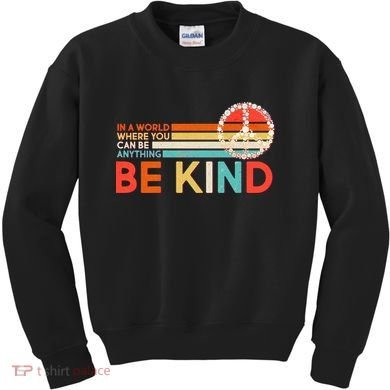 Vintage Be Kind Kids Sweatshirt