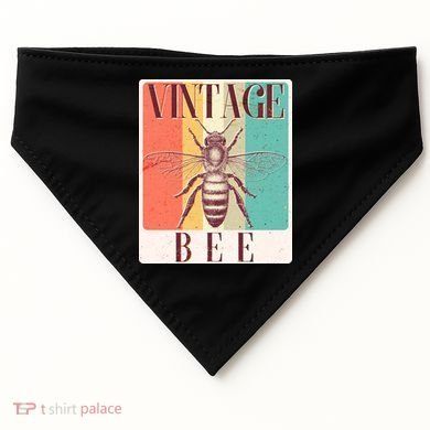 Vintage Bee USA-Made Doggie Bandana