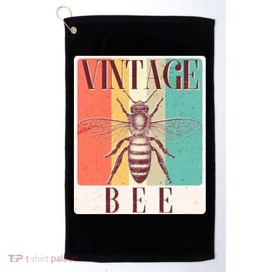 Vintage Bee Golf Towel