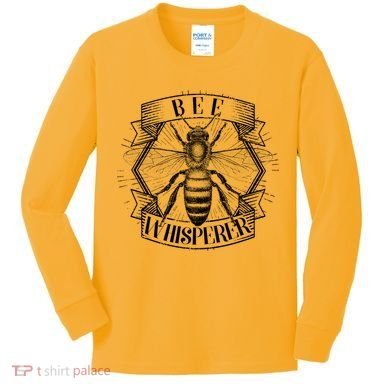 Vintage Bee Whisperer Kids Long Sleeve Shirt