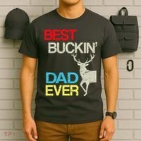 Vintage Best Buckin Dad Hunting T-Shirt thumb 6