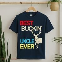 Vintage Best Buckin Uncle Hunting T-Shirt thumb 2
