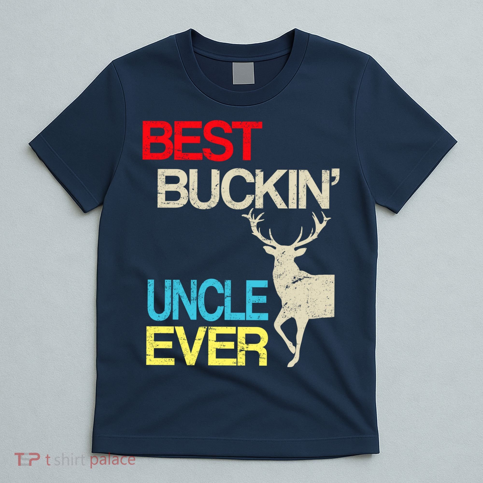 Vintage Best Buckin Uncle Hunting T-Shirt