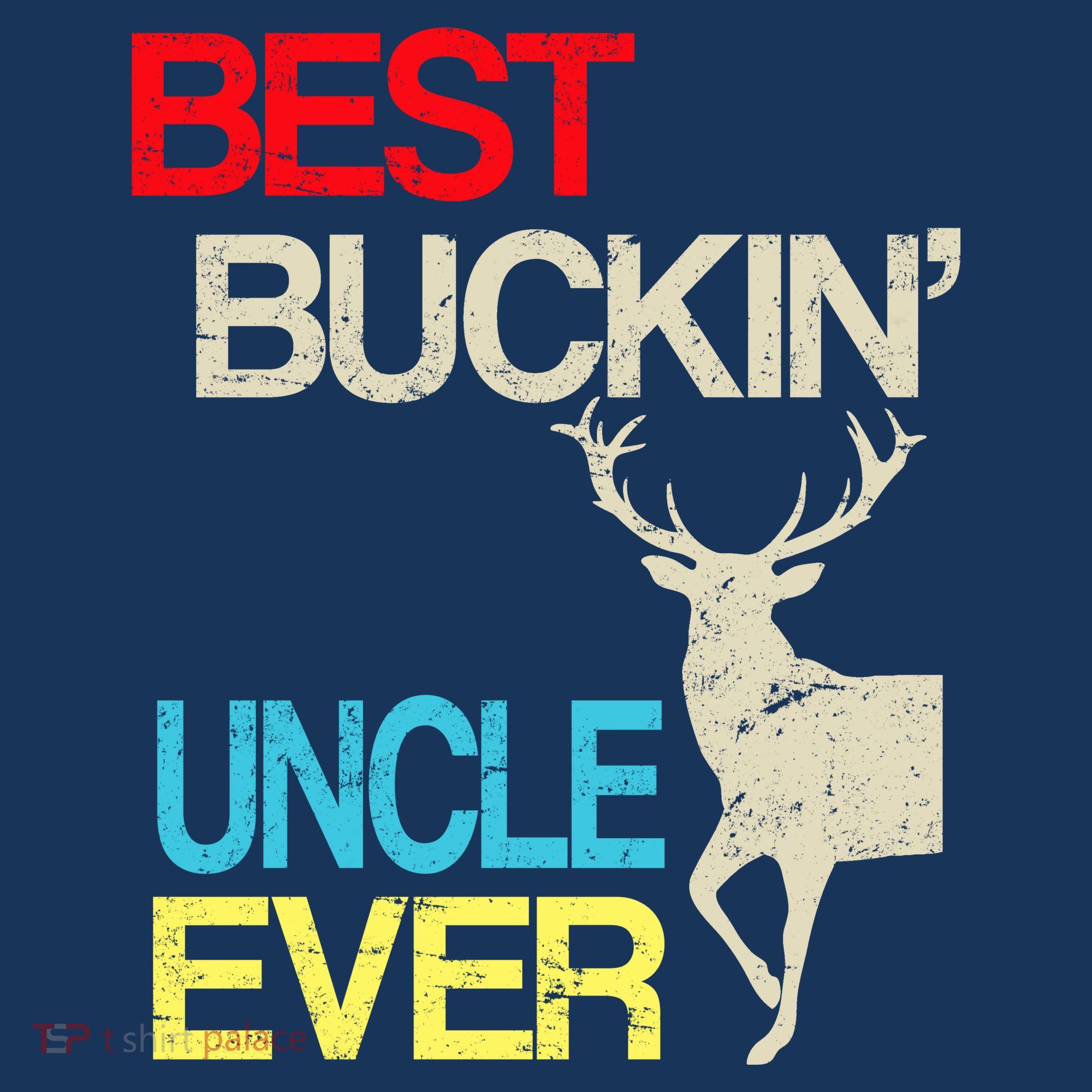 Vintage Best Buckin Uncle Hunting T-Shirt