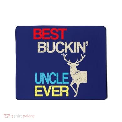 Vintage Best Buckin Uncle Hunting Mousepad