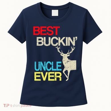 Vintage Best Buckin Uncle Hunting Women's T-Shirt