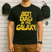 Vintage Best Dad In The Galaxy T-Shirt thumb 6