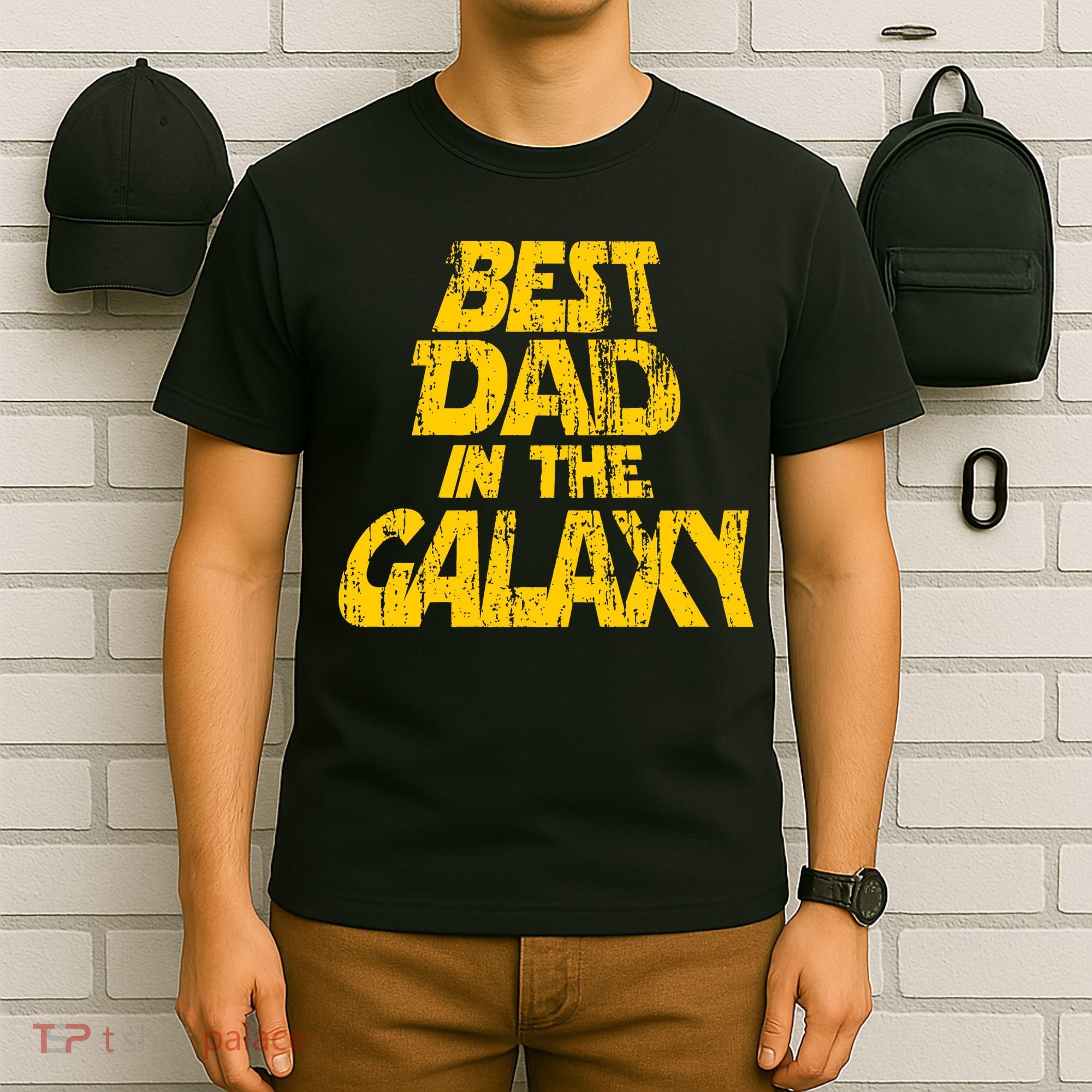 Vintage Best Dad In The Galaxy T-Shirt