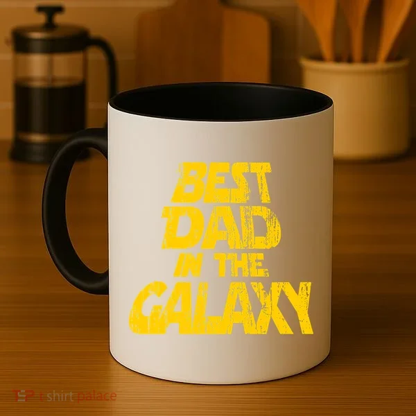 Vintage Best Dad In The Galaxy Coffee Mug