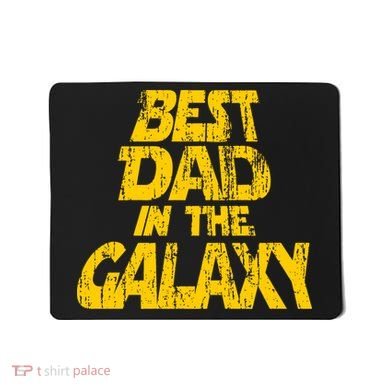 Vintage Best Dad In The Galaxy Mousepad