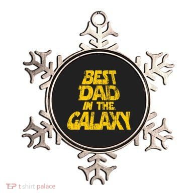Vintage Best Dad In The Galaxy Ornament