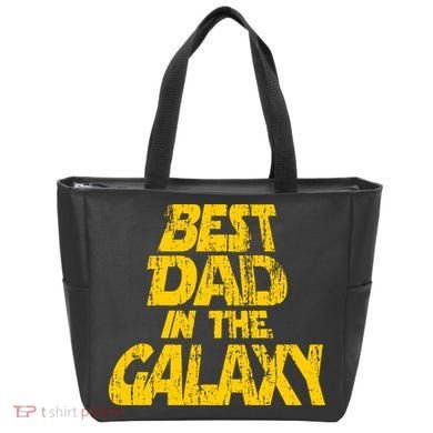 Vintage Best Dad In The Galaxy Tote Bag