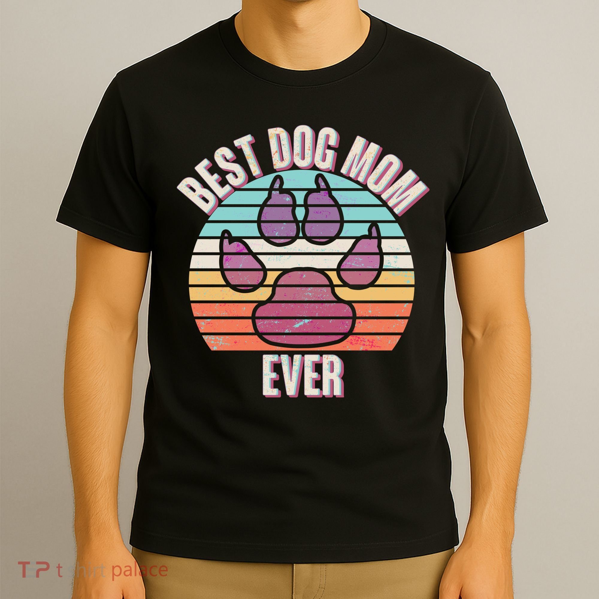 Vintage Best Dog Mom Ever T-Shirt