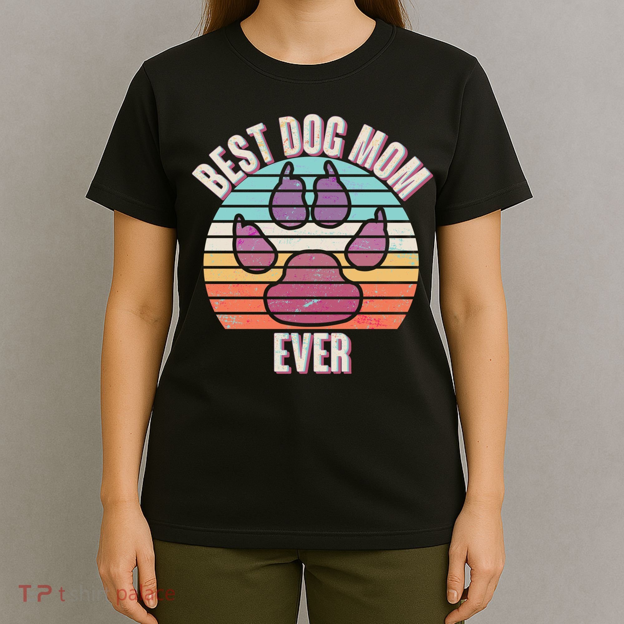 Vintage Best Dog Mom Ever T-Shirt