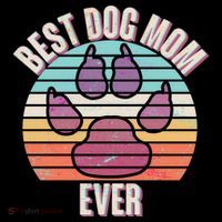 Vintage Best Dog Mom Ever T-Shirt thumb 7