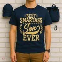 Vintage Best Smartass Son Ever T-Shirt thumb 6